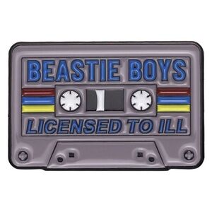 BEASTIE BOYS LICENSED TO ILL CASSETTE TAPE ENAMEL PIN LAPEL PIN BROOCH NWT